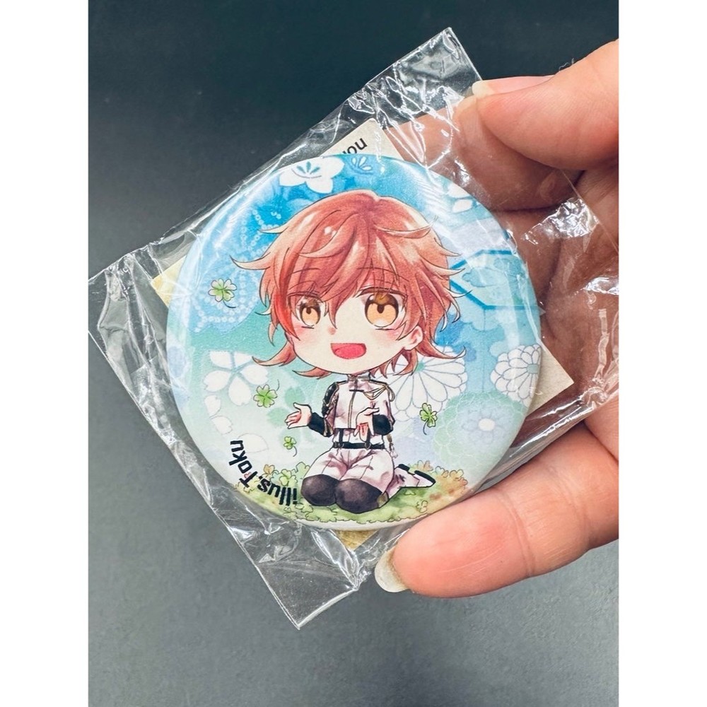 Toku Touken Ranbu: illus toku Hanamaru Tsuki no Maki Badge Pin anime lunacats